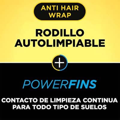 Cepillo Anti Hair Wrap PowerFins